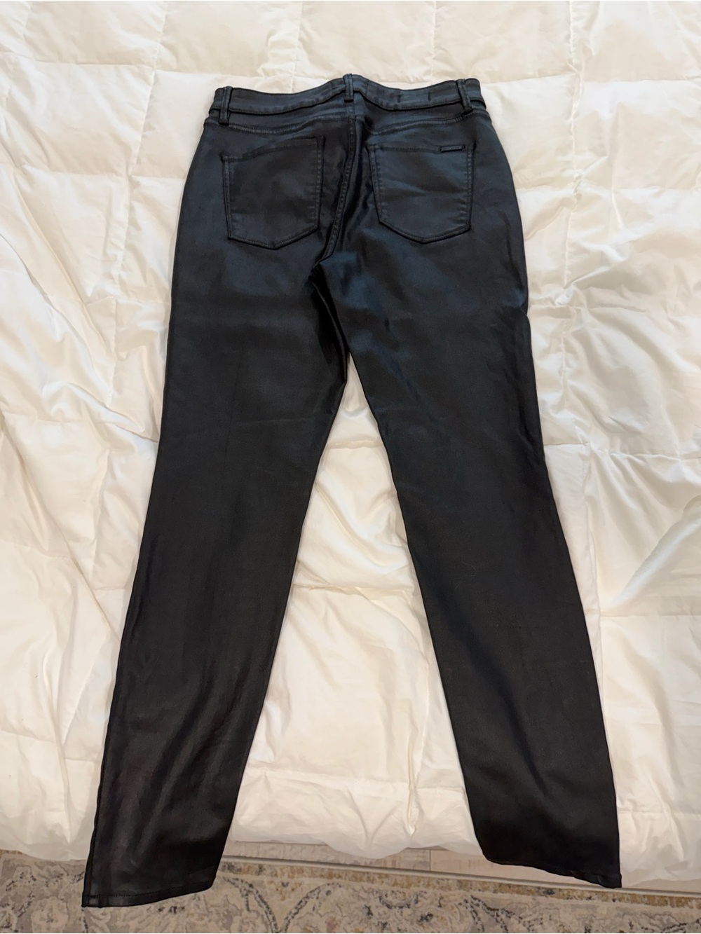 White House Black Market Black Coated Trousers - Picture 5 of 5